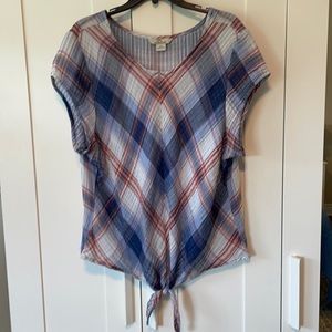 100% cotton gauze top